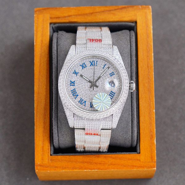 full diamond mens watch automatic mechanical watches 40mm lady wristwatches made of 904l stainless steel montre de luxe, Slivery;brown
full diamond mens watch automatic mechanical watches 40mm lady wristwatches made of 904l stainless steel montre de luxe, Slivery;brown