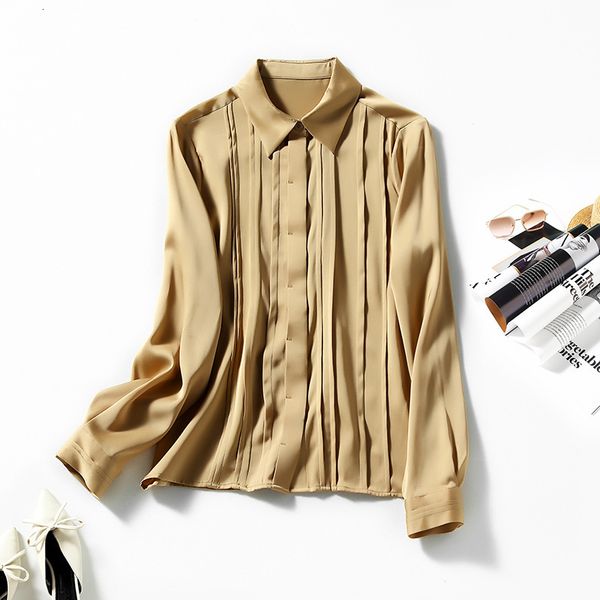 women's blouses & shirts shenzhen nanyou high end women's wear spring silk long sleeved shirt mulberry lapel female p0su, White
women's blouses & shirts shenzhen nanyou high end women's wear spring silk long sleeved shirt mulberry lapel female p0su, White