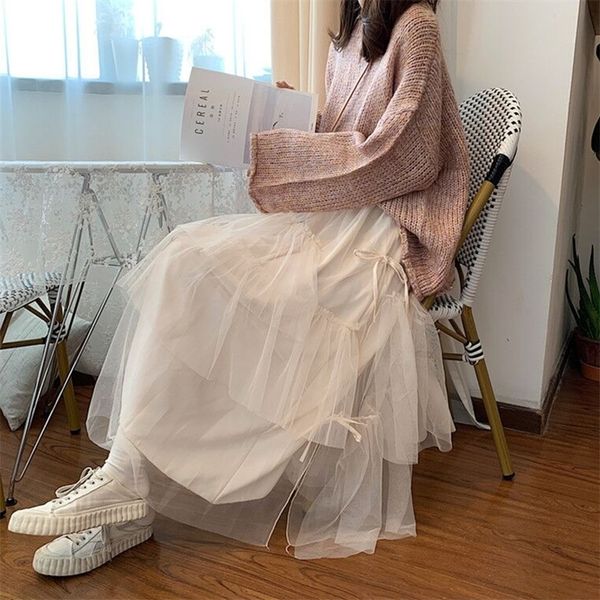 ladies elastic high waist women tulle skirt solid spring summer holiday casual soft mesh s womens long female 220317, Black
ladies elastic high waist women tulle skirt solid spring summer holiday casual soft mesh s womens long female 220317, Black