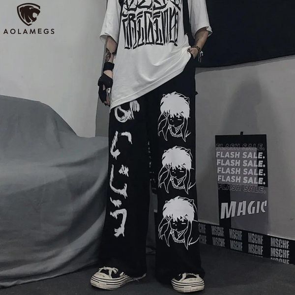 aolamegs anime men's pants japanese gothic sweatpants hip hop streetwear casual korean wide leg oversize jogging trousers couple 220509, Black
aolamegs anime men's pants japanese gothic sweatpants hip hop streetwear casual korean wide leg oversize jogging trousers couple 220509, Black