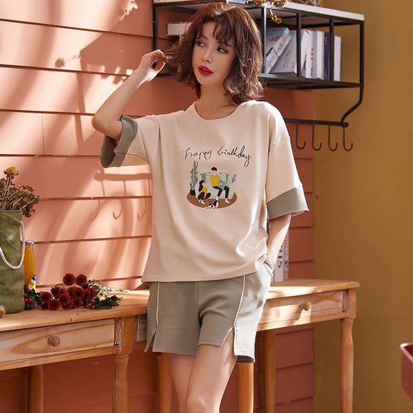 summer knitted cotton women pajamas womens sleepwear set cartoon short sleeve round neck girls pyjamas -xxl casual soft female homewear, Black;red
summer knitted cotton women pajamas womens sleepwear set cartoon short sleeve round neck girls pyjamas -xxl casual soft female homewear, Black;red