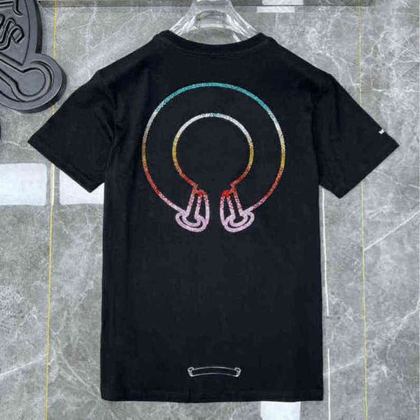 ch classic summer designer t shirts short sleeves letter horseshoe sanskrit cross print sweatshirts t-shirts woman loose tees bgaj, White;black
ch classic summer designer t shirts short sleeves letter horseshoe sanskrit cross print sweatshirts t-shirts woman loose tees bgaj, White;black