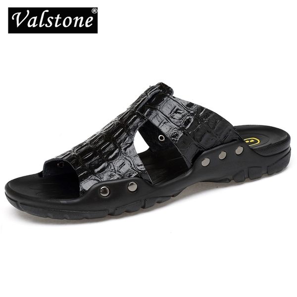 valstone xl sizes 52 split leather slippers for men summer slides sandals beach shoes flip flops hombres sandalia black 220426
valstone xl sizes 52 split leather slippers for men summer slides sandals beach shoes flip flops hombres sandalia black 220426