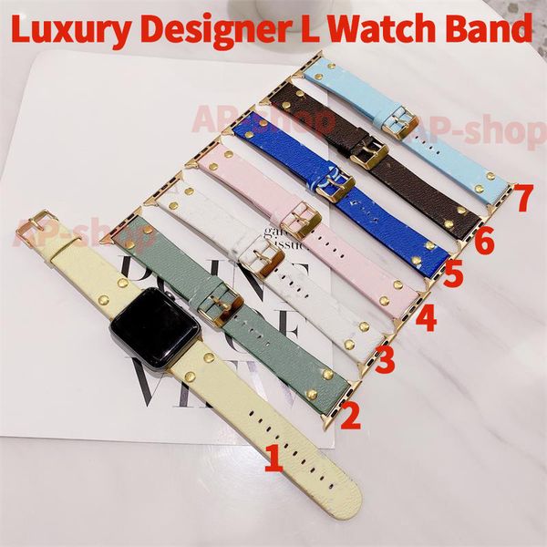 2022 luxury designer l strap for apple watch band 45mm 42mm 38mm 40mm 44mm iwatch bands leather straps bracelet fashion flower white square
2022 luxury designer l strap for apple watch band 45mm 42mm 38mm 40mm 44mm iwatch bands leather straps bracelet fashion flower white square