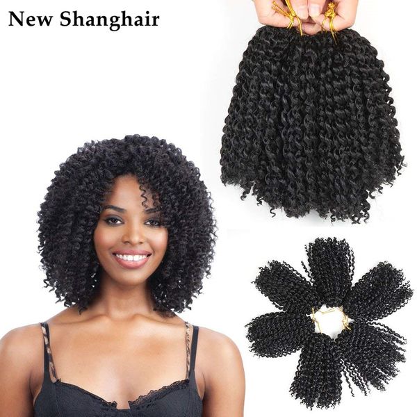 short 8 inch marley marlybob crochet braiding hair passion twist synthetic jerry curl extensions 3pack/set for women bs05q, Black
short 8 inch marley marlybob crochet braiding hair passion twist synthetic jerry curl extensions 3pack/set for women bs05q, Black