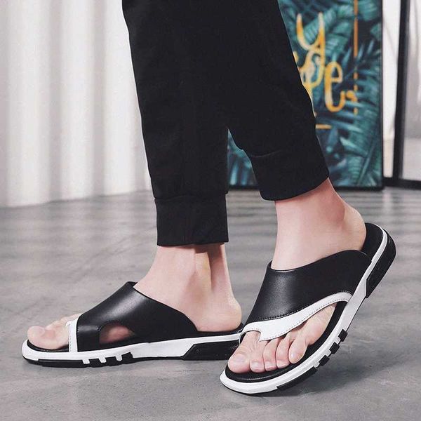 sandals mens fashion 2022 summer new style genuine leather slippers anti slip outdoor flip flops men beach shoes 833n# eka7, Black
sandals mens fashion 2022 summer new style genuine leather slippers anti slip outdoor flip flops men beach shoes 833n# eka7, Black