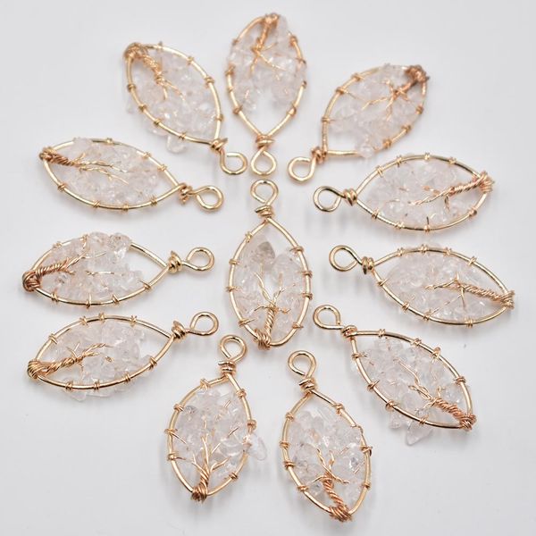 natural stone white crystal tree of life charms handmade wire wrapped pendants for jewelry necklace marking, Bronze;silver
natural stone white crystal tree of life charms handmade wire wrapped pendants for jewelry necklace marking, Bronze;silver