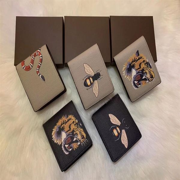 men animal short wallet leather black snake tiger bee wallets women long style purse wallet card holders with gift bo262n, Red;black
men animal short wallet leather black snake tiger bee wallets women long style purse wallet card holders with gift bo262n, Red;black
