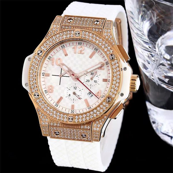 diamonds watch mens automatic mechanical watches sapphire multifunction dial natural rubber strap wristwatches montre de luxe, Slivery;brown
diamonds watch mens automatic mechanical watches sapphire multifunction dial natural rubber strap wristwatches montre de luxe, Slivery;brown