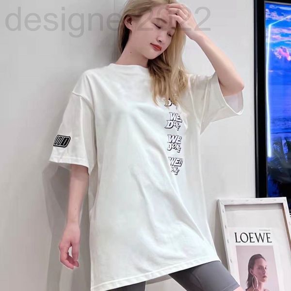 women's t-shirt designer we11done capsule foam three-dimensional letter short sleeve loose casual t-shirt round neck 3ujr, White
women's t-shirt designer we11done capsule foam three-dimensional letter short sleeve loose casual t-shirt round neck 3ujr, White