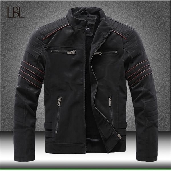 autumn winter men's leather jacket casual motorcycle pu jacket coats male fleece thick warm windbreaker overcoat 201127, Black
autumn winter men's leather jacket casual motorcycle pu jacket coats male fleece thick warm windbreaker overcoat 201127, Black