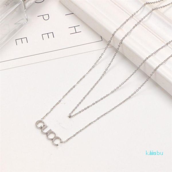 2021 extravagant design necklace double fashion love letter stainless steel women jewelry whole2640, Silver
2021 extravagant design necklace double fashion love letter stainless steel women jewelry whole2640, Silver
