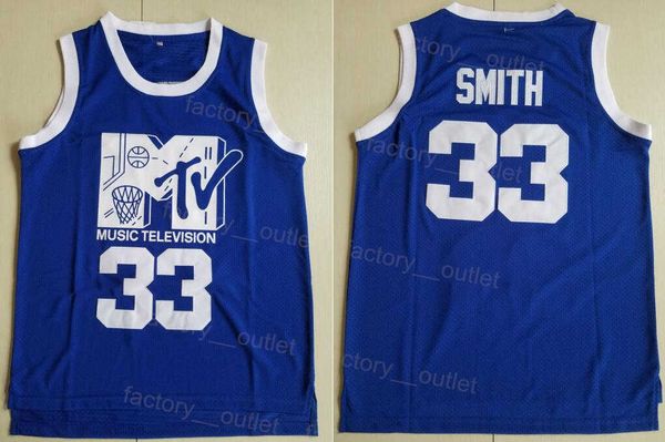 men movie music television 33 smith basketball jersey blue team color embroidery and sewing breathable pure cotton sewing for sport fans goo, Black
men movie music television 33 smith basketball jersey blue team color embroidery and sewing breathable pure cotton sewing for sport fans goo, Black