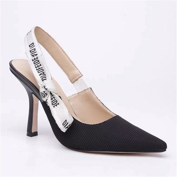 queepace breathable air mesh upper high heels shoes women pointed toe slingbacks letter back strap sandals woman 220328, Black
queepace breathable air mesh upper high heels shoes women pointed toe slingbacks letter back strap sandals woman 220328, Black
