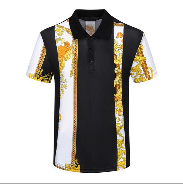 men's polos 2022 summer shirt brand clothing cotton short sleeve business casual striped designer homme camisa breathable#910, White;black
men's polos 2022 summer shirt brand clothing cotton short sleeve business casual striped designer homme camisa breathable#910, White;black
