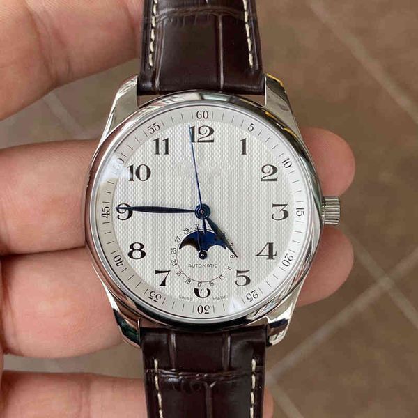 5a langjia busins men's watch leisure fine steel y automatic mechanical watch folding buckle, Slivery;brown
5a langjia busins men's watch leisure fine steel y automatic mechanical watch folding buckle, Slivery;brown