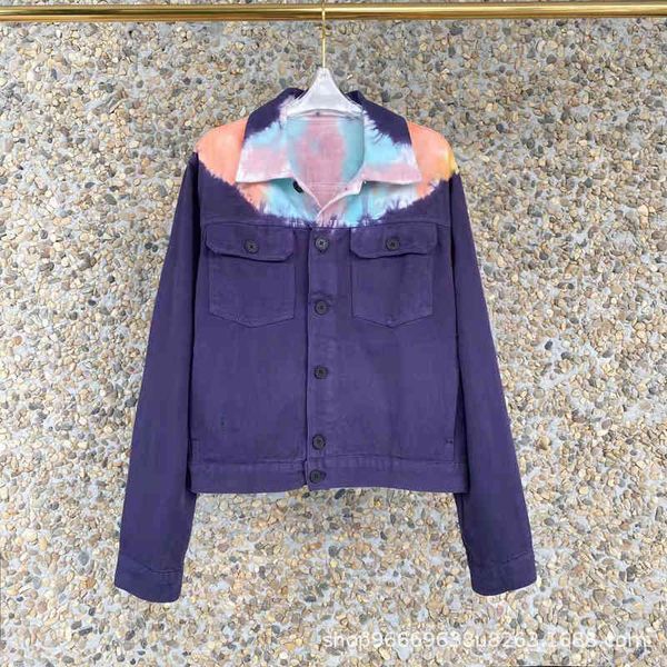 women's jackets autumn women's dark stitched collar color ink design tie dyed denim jacket, Black;brown
women's jackets autumn women's dark stitched collar color ink design tie dyed denim jacket, Black;brown