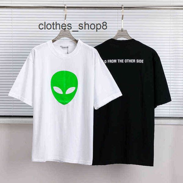 european and american designer t-shirts men's sweaters correct 2022ss spring summer new trend paris alien fluorescent printing, White;black
european and american designer t-shirts men's sweaters correct 2022ss spring summer new trend paris alien fluorescent printing, White;black
