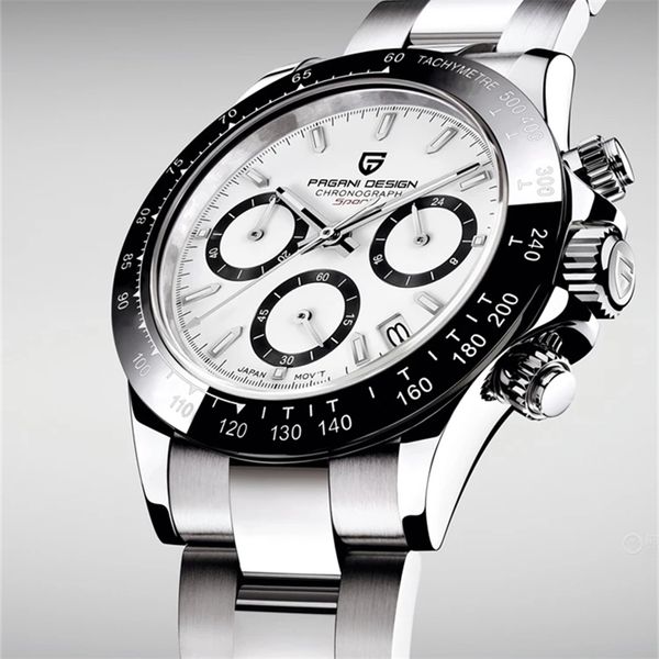 pagani design men's watches quartz business watch mens watches brand luxury watch men chronograph vk63 reloj hombre 220810, Slivery;brown
pagani design men's watches quartz business watch mens watches brand luxury watch men chronograph vk63 reloj hombre 220810, Slivery;brown