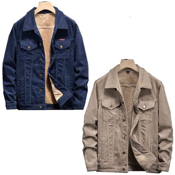 men's jackets corduroy jacket men's autumn and winter plush coat elastic slim fit large lapel casual warm damp clothes a1u4, Black;brown
men's jackets corduroy jacket men's autumn and winter plush coat elastic slim fit large lapel casual warm damp clothes a1u4, Black;brown