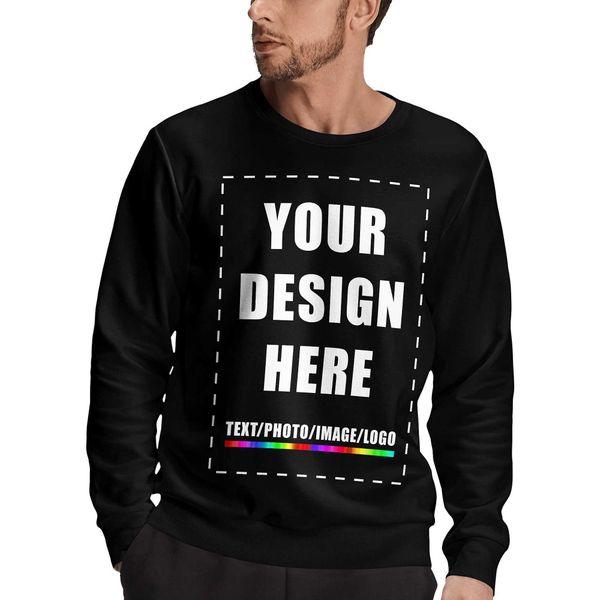 2022 for_customization custom print men's crewneck sweatshirt blank pullover oversize sweat shirt streetwear sports plain cotton polyes, Black
2022 for_customization custom print men's crewneck sweatshirt blank pullover oversize sweat shirt streetwear sports plain cotton polyes, Black