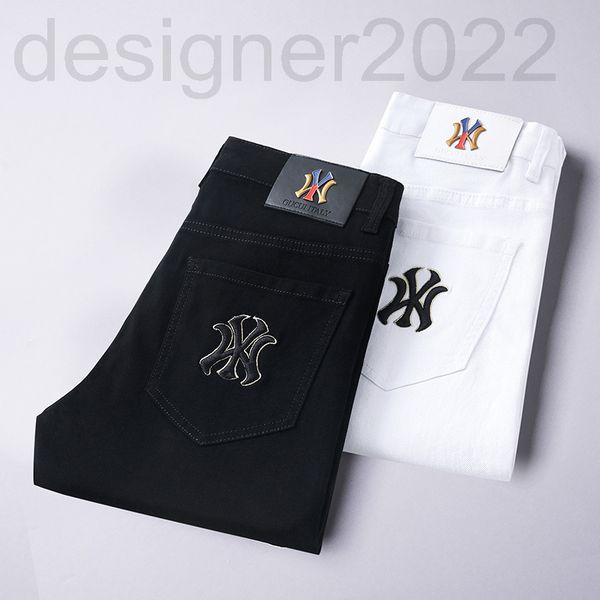 men's jeans designer spring and summer men's jeans pure black white two-color cotton high elastic small feet slim fit korean versi, Blue
men's jeans designer spring and summer men's jeans pure black white two-color cotton high elastic small feet slim fit korean versi, Blue