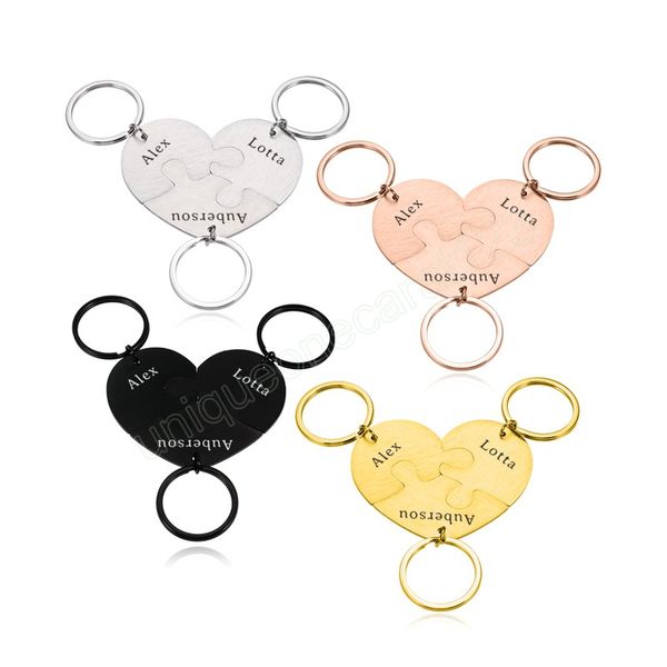 3pcs couples customized personalized family friend gifts keychains trinket original keychain for car keys for husband wife, Silver
3pcs couples customized personalized family friend gifts keychains trinket original keychain for car keys for husband wife, Silver