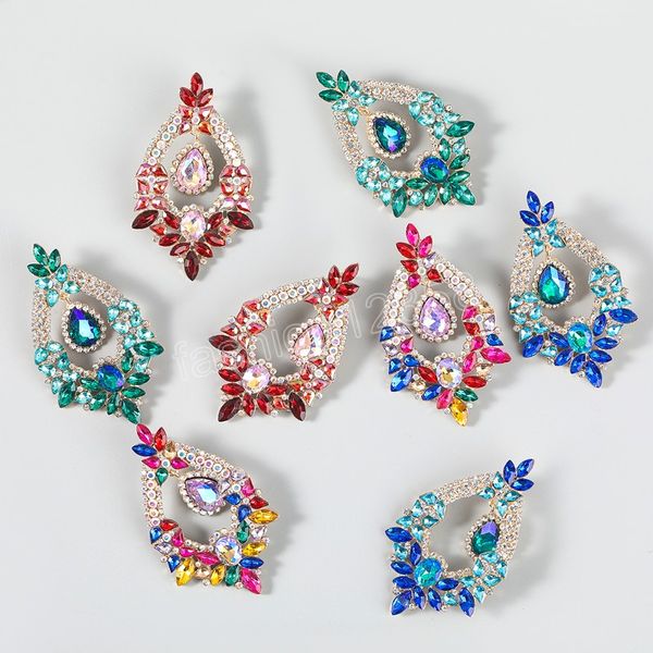 fashion metal rhinestone geometric earrings party shiny dangle earrings women's charm statement earring, Silver
fashion metal rhinestone geometric earrings party shiny dangle earrings women's charm statement earring, Silver