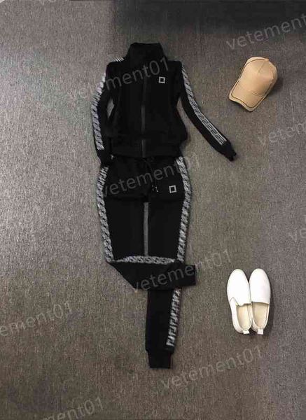 womens two piece pants logo-printed chest collar zip-up cardigan jacket with casual pants 2 piece sets luxury designer tracksuits, White
womens two piece pants logo-printed chest collar zip-up cardigan jacket with casual pants 2 piece sets luxury designer tracksuits, White