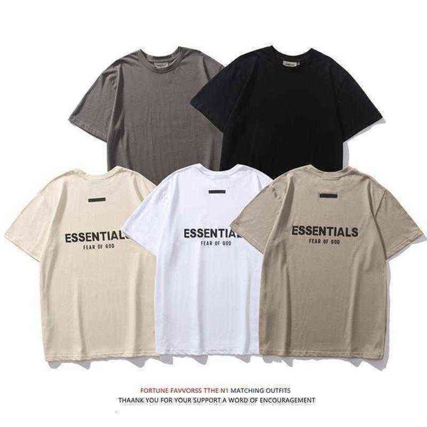 2022 autumn essential high street fashion brand letter round neck loose short sleeve men's t shirts couple women spring e travel skateb, White;black
2022 autumn essential high street fashion brand letter round neck loose short sleeve men's t shirts couple women spring e travel skateb, White;black