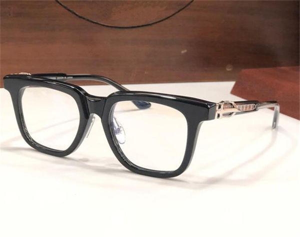 

new fashion design eyewear 8127 optical glasses square frame full marks for details vintage versatile style with box can do prescription len, Black