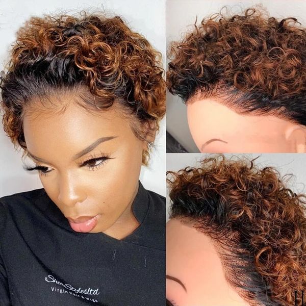 short curly wigs pixie cut human hair wig for women #1b#30 brown brazilian remy hair high density glueless, Black;brown
short curly wigs pixie cut human hair wig for women #1b#30 brown brazilian remy hair high density glueless, Black;brown