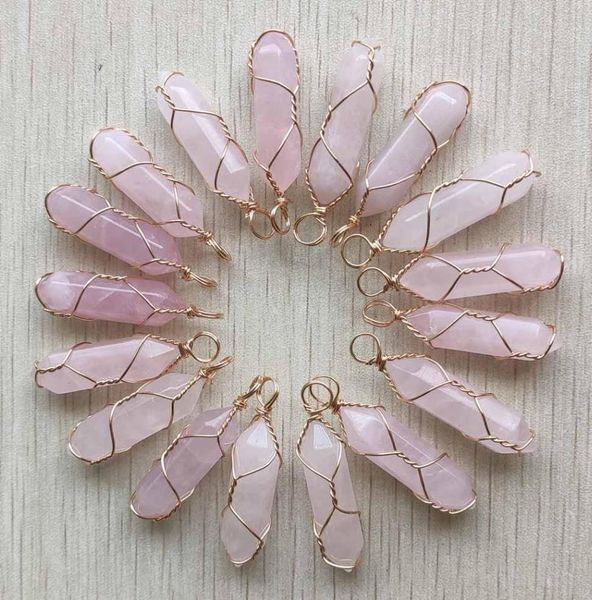natural stone rose quartz bullet shape charms point chakra pendants for jewelry making wholesale gold wire wrap handmade craft, Bronze;silver
natural stone rose quartz bullet shape charms point chakra pendants for jewelry making wholesale gold wire wrap handmade craft, Bronze;silver