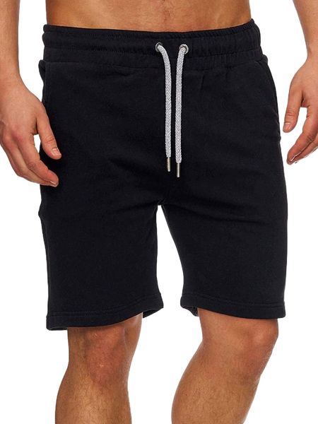 casual gym joggers short pants lounge pajamas summer sweat shorts with pockets 095n#, White;black
casual gym joggers short pants lounge pajamas summer sweat shorts with pockets 095n#, White;black