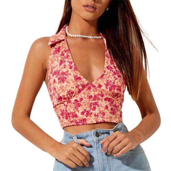 women's tanks & camis wsevypo chic summer flowers lapel crop women ladies sleeveless halter neck slim tank fashion backless tied vest, White
women's tanks & camis wsevypo chic summer flowers lapel crop women ladies sleeveless halter neck slim tank fashion backless tied vest, White