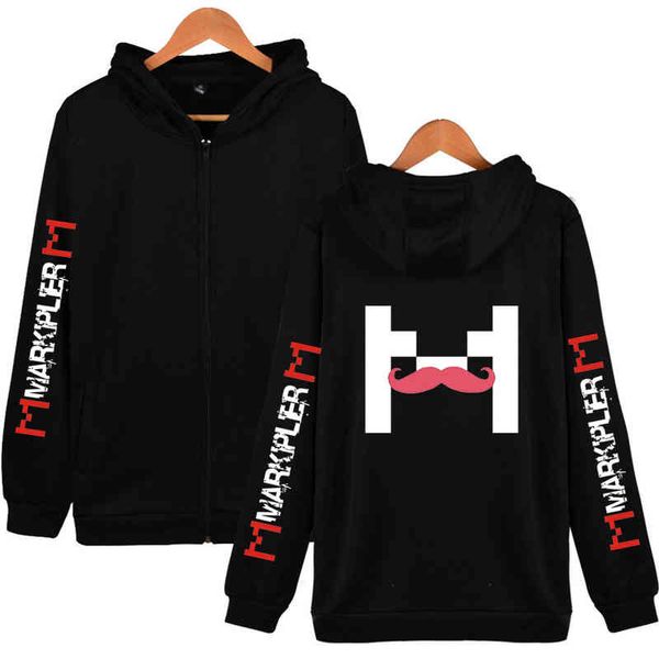 markiplier spring zipper trend design hoodie all-match long-sleeved hoody sweatshirt casual harajuku jacket, Black
markiplier spring zipper trend design hoodie all-match long-sleeved hoody sweatshirt casual harajuku jacket, Black