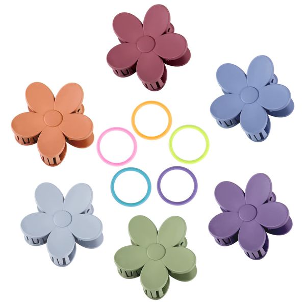 hair pins 2022 upgraded flower clips cute claw matte with non slip strong hold styling accessories for girls women medium thick amsap, Black;brown
hair pins 2022 upgraded flower clips cute claw matte with non slip strong hold styling accessories for girls women medium thick amsap, Black;brown
