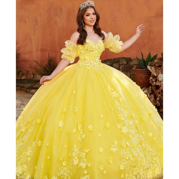 luxury yellow quinceanera dresses for mexico sweet 16 girl appliques 3d flowers beading princess ball gown vestido de 15 anos prom, Blue;red
luxury yellow quinceanera dresses for mexico sweet 16 girl appliques 3d flowers beading princess ball gown vestido de 15 anos prom, Blue;red
