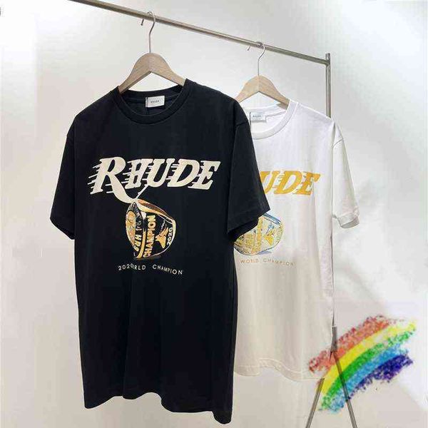 rhude limited designer los angeles t shirt men women 1 tea short mouw high quality, White;black
rhude limited designer los angeles t shirt men women 1 tea short mouw high quality, White;black