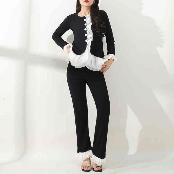 two piece dress autumn and winter light mature wind royal sister suit women's fashion age reduction lace fungus edge splicing two-piece, White
two piece dress autumn and winter light mature wind royal sister suit women's fashion age reduction lace fungus edge splicing two-piece, White
