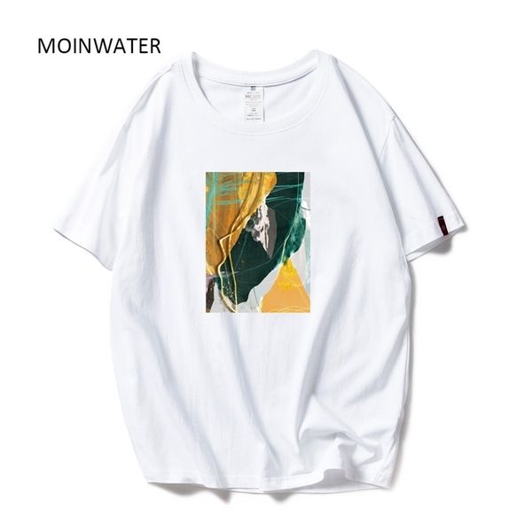 moinwater women casual t shirts colorfur pattern white black pure cotton tees female fashion summer mt20066 220509
moinwater women casual t shirts colorfur pattern white black pure cotton tees female fashion summer mt20066 220509
