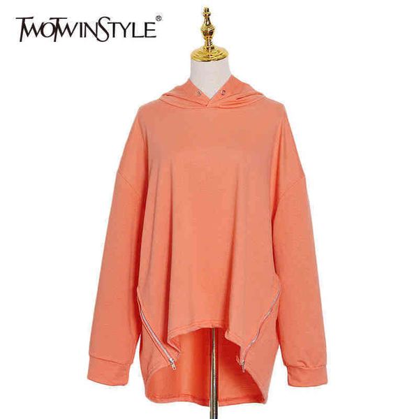 casual patchwork zipper black sweatshirt for women hooded collar long sleeve loose sweatshirts female fashionable 210423
casual patchwork zipper black sweatshirt for women hooded collar long sleeve loose sweatshirts female fashionable 210423