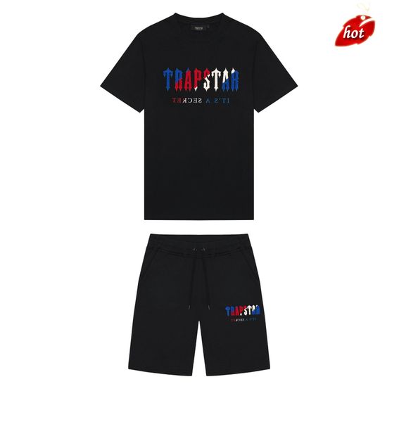 brand 22ss men's new trapstar london t-shirt - black cotton tracksuit set street couple, White;black
brand 22ss men's new trapstar london t-shirt - black cotton tracksuit set street couple, White;black