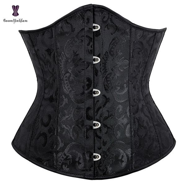 jacquard underbust corset floral push up boned bustier gothique korsett for women front busk gorset plus size korse 220615
jacquard underbust corset floral push up boned bustier gothique korsett for women front busk gorset plus size korse 220615