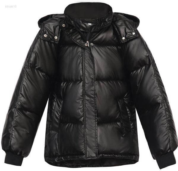 women winter parkas women's winter thicken puffer coat warm jacket with fur removable hood 2022 spring autumn winter l220725, Black
women winter parkas women's winter thicken puffer coat warm jacket with fur removable hood 2022 spring autumn winter l220725, Black