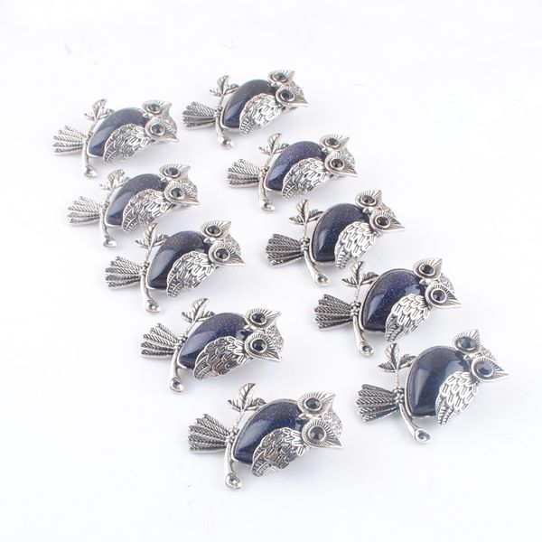 vintage copper plated pendants owl cute charm natural stone blue sand beads women man jewelry wholesale dn4544, Silver
vintage copper plated pendants owl cute charm natural stone blue sand beads women man jewelry wholesale dn4544, Silver