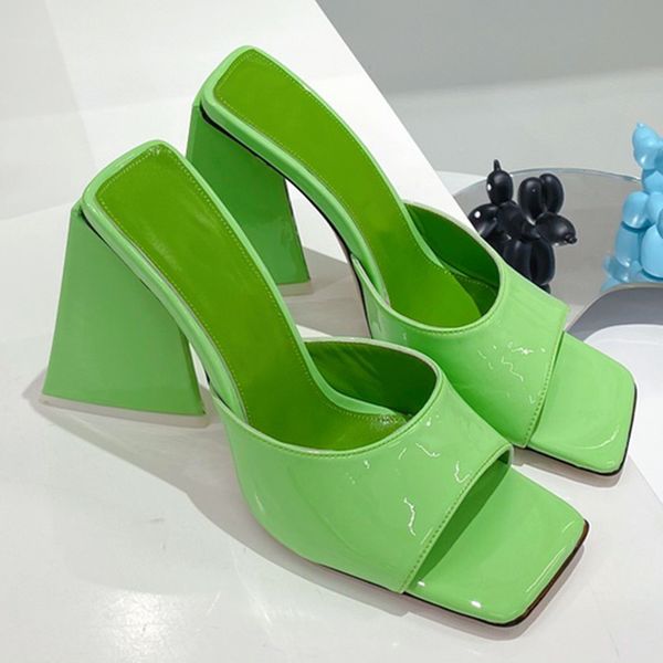 slider designer summer high heel slippers luxury ladies slides leather square toe shaped heel solid color rhinestone fashion sliders party s, Black
slider designer summer high heel slippers luxury ladies slides leather square toe shaped heel solid color rhinestone fashion sliders party s, Black
