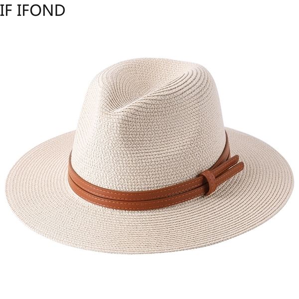 61cm big size straw for women men summer wide brim sun protection beach cap panama fe jazz hat 220607, Blue;gray
61cm big size straw for women men summer wide brim sun protection beach cap panama fe jazz hat 220607, Blue;gray
