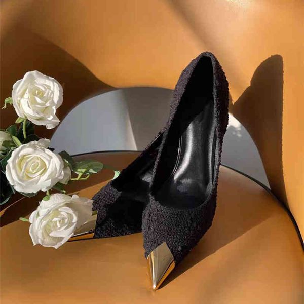 sandals park caiying's same high heels women's style metal pointed thin heel shoes spring and summer, Black
sandals park caiying's same high heels women's style metal pointed thin heel shoes spring and summer, Black
