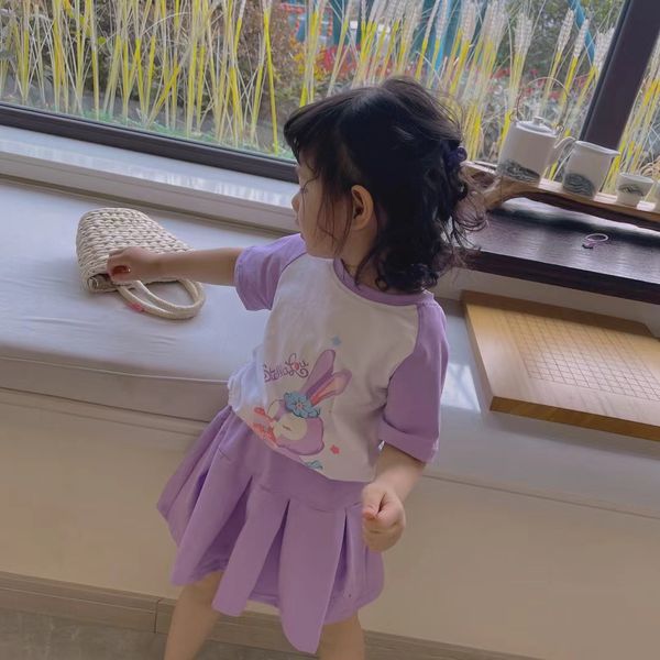 kid girl clothing sets purple waist+ kilt set 110-150cm fashion designer boutique cotton materials wholesale summer 2022, White
kid girl clothing sets purple waist+ kilt set 110-150cm fashion designer boutique cotton materials wholesale summer 2022, White